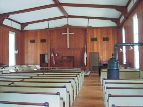 Inside of the church