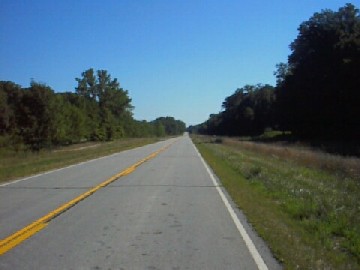 Looking north on Route 66